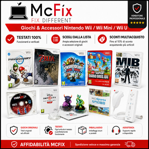 Nintendo wii giochi ed - giochi,